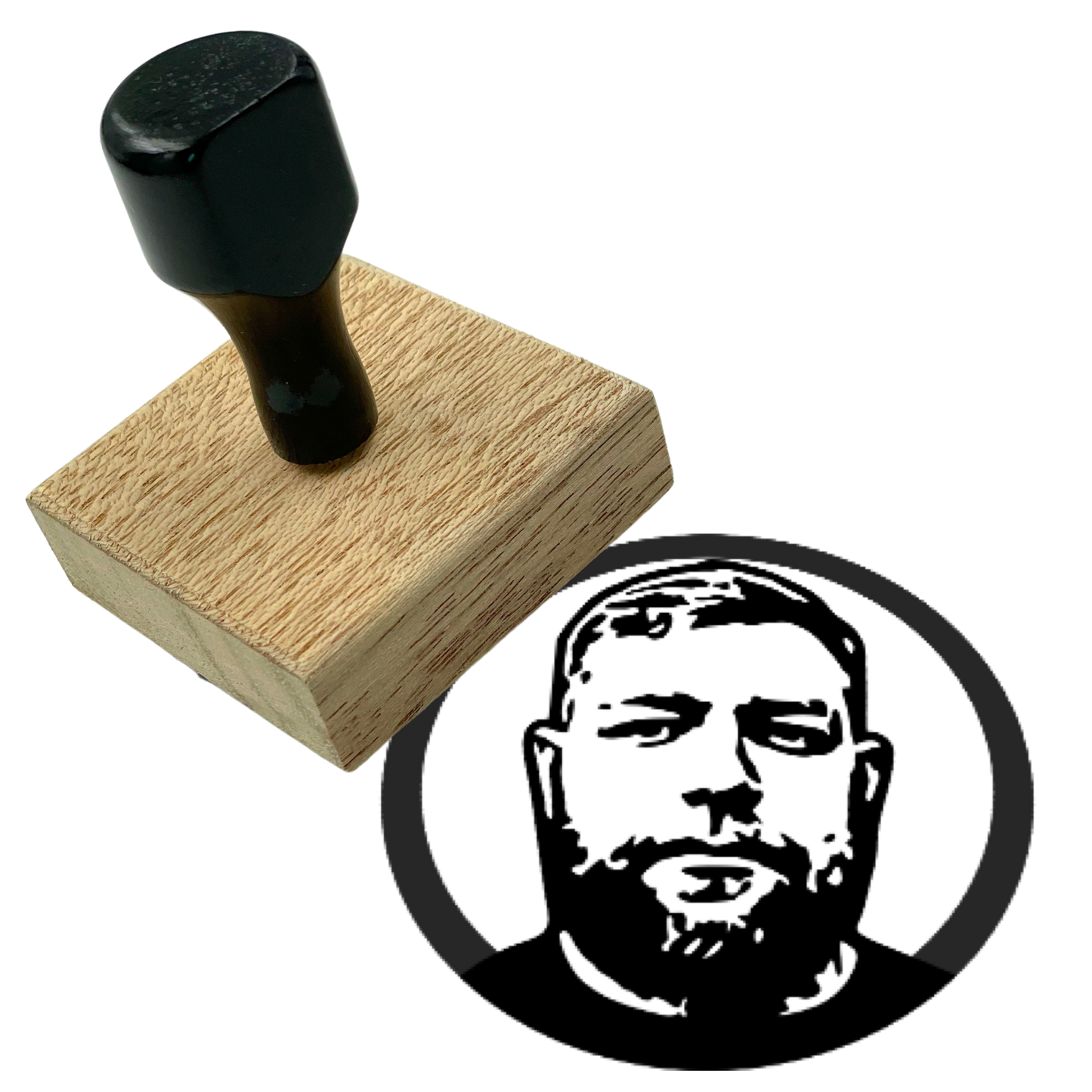 Face Stamp - Wood Stamp﹘AU