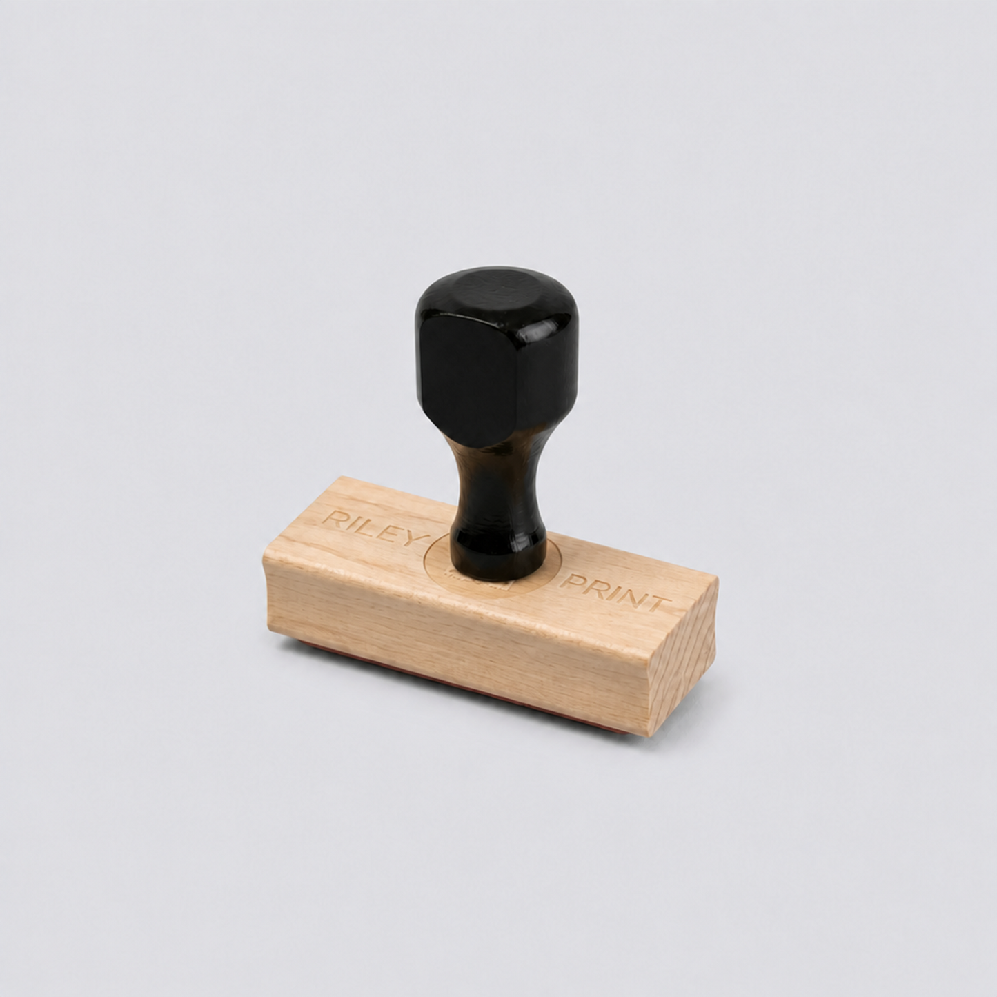 Rubber Stamp ¦ Rectangular Wood Stamp 2.5" x 1" No handle ¦ US
