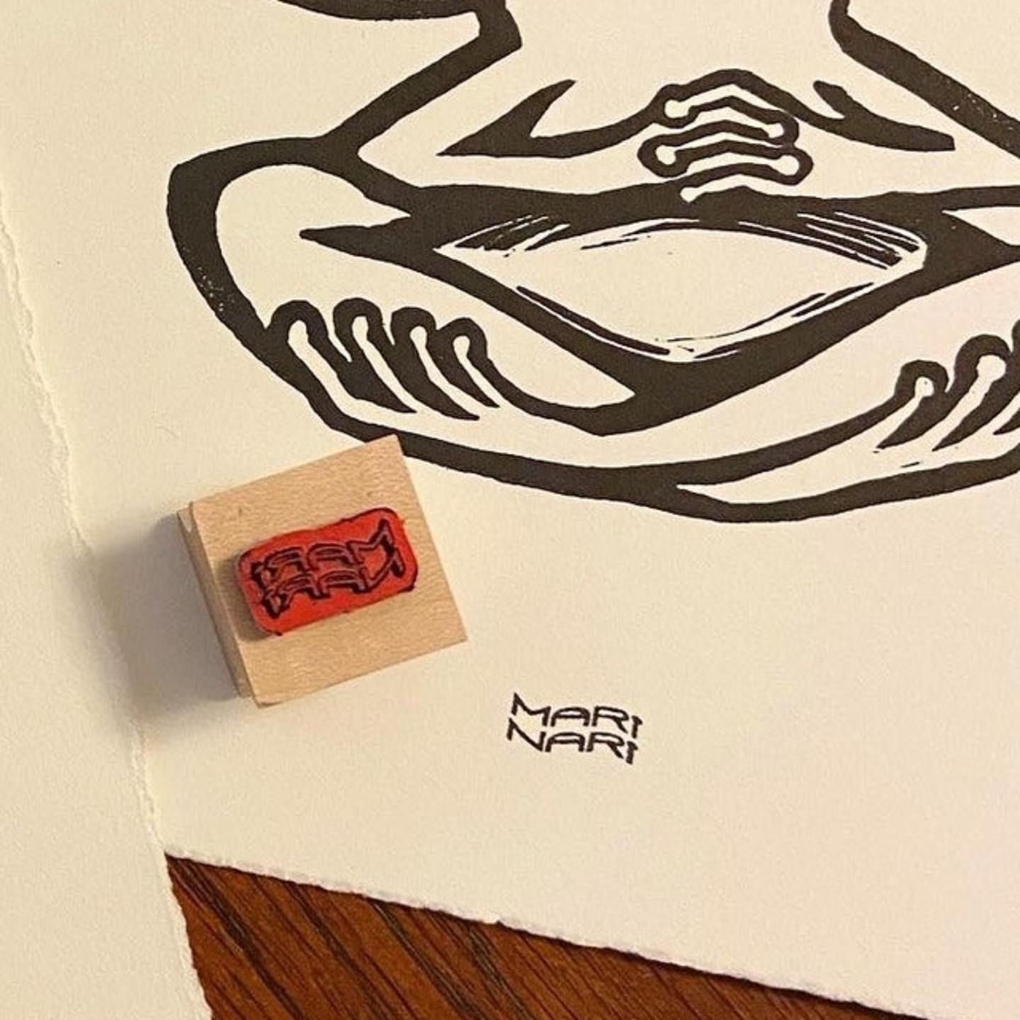 Small Wood Stamp﹘US