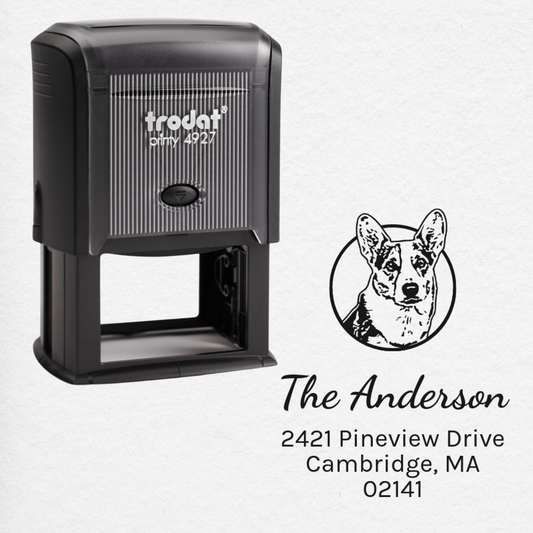 Face Stamp﹘ Self-Inking Stamp 1½" x 2"﹘US